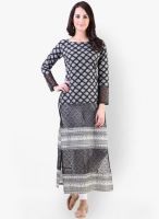 Libas Black Kurta