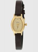 Olvin 16114 Yl02 Brown/Gold Analog Watch