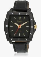 Omax Ts-105 Black/Black Analog Watch