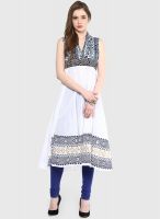 Peppertree Blue Printed Kurta