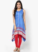 Peppertree Blue Printed Kurtis