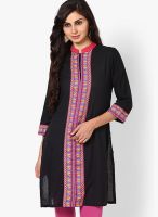 Rangriti Black Printed Kurtas