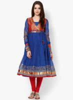 Rangriti Blue Printed Kurtas