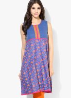 Rangriti Blue Printed Kurtis