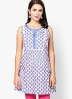 Rangriti Blue Printed Kurtis