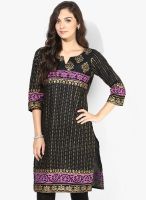 Riya Black Printed Kurti