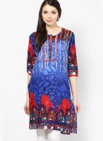 Shree Blue Printed Kurta