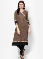 Span Cotton Brown Kurta