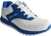 Spot On E-9224-White-Blue Running Shoes(White, Blue)