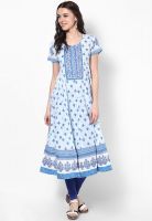 Vedic Blue Printed Kurta