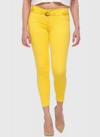 Xblues Yellow Solid Jeans