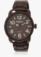 Ycode Alxfs1/Brnmm-New Brown/Brown Analog Watch