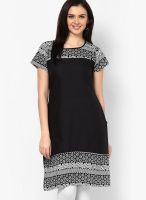 Aum Black Printed Kurtis