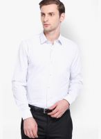 Black Coffee Striped Blue Formal Shirt