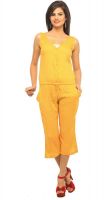 Cottinfab Solid Women's Jumpsuit