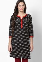 Entropy Black Printed Kurtis