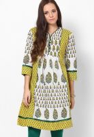 Entropy Cotton Green Kurti