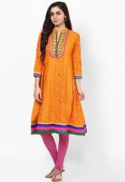 Entropy Yellow Printed Kurtis