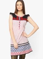 Globus Red Printed Kurtis