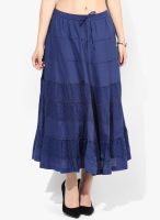 Honey By Pantaloons Navy Blue Flared Skirt