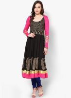 Ira Soleil Black Printed Kurtis