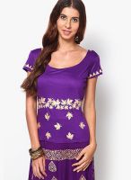 Ira Soleil Purple Printed Kurtis