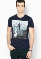 Jack & Jones Navy Blue Crew Neck T Shirt