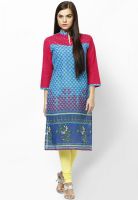 Jaipur Kurti Blue Printed Kurtis