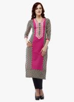 Kurti'S Pink Printed Kurta