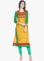 Kurti'S Yellow Printed Kurti