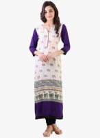 Libas Cream Printed Kurta