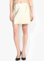 Morgan Silver A-Line Skirt