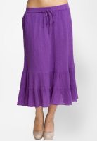 Oxolloxo Purple A-Line Skirt