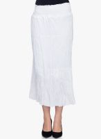 Oxolloxo White Flared Skirt