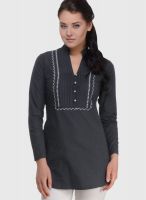 Pehraan Black Printed Kurtas