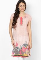 People Pink Printed Kurtas