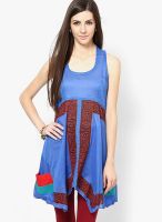 Peppertree Blue Printed Kurtis