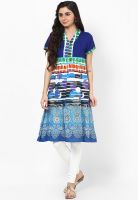 Rain & Rainbow Blue Printed Kurtas