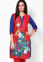 Rain & Rainbow Blue Printed Kurtas