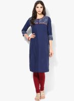 Rangriti Blue Printed Kurtis