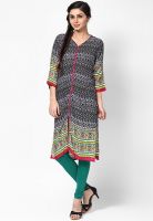 Shree Black Printed Kurta