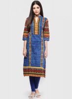 Shree Blue Printed Kurta