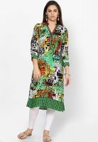 Shree Green Printed Kurta