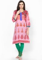 Shree Red Printed Kurtis