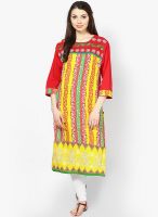 Shree Yellow Embroidered Kurta