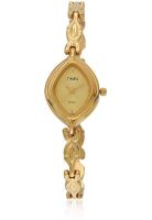 Timex LS02 Golden/Champagne Analog Watch