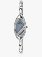 Titan Ne9935Sm01A Silver/Blue Analog Watch