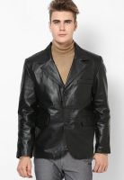 VARAH Black Leather Jacket
