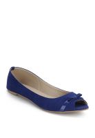 Z Collection Blue Peep Toes