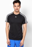 Adidas Black Training Round Neck T-Shirt